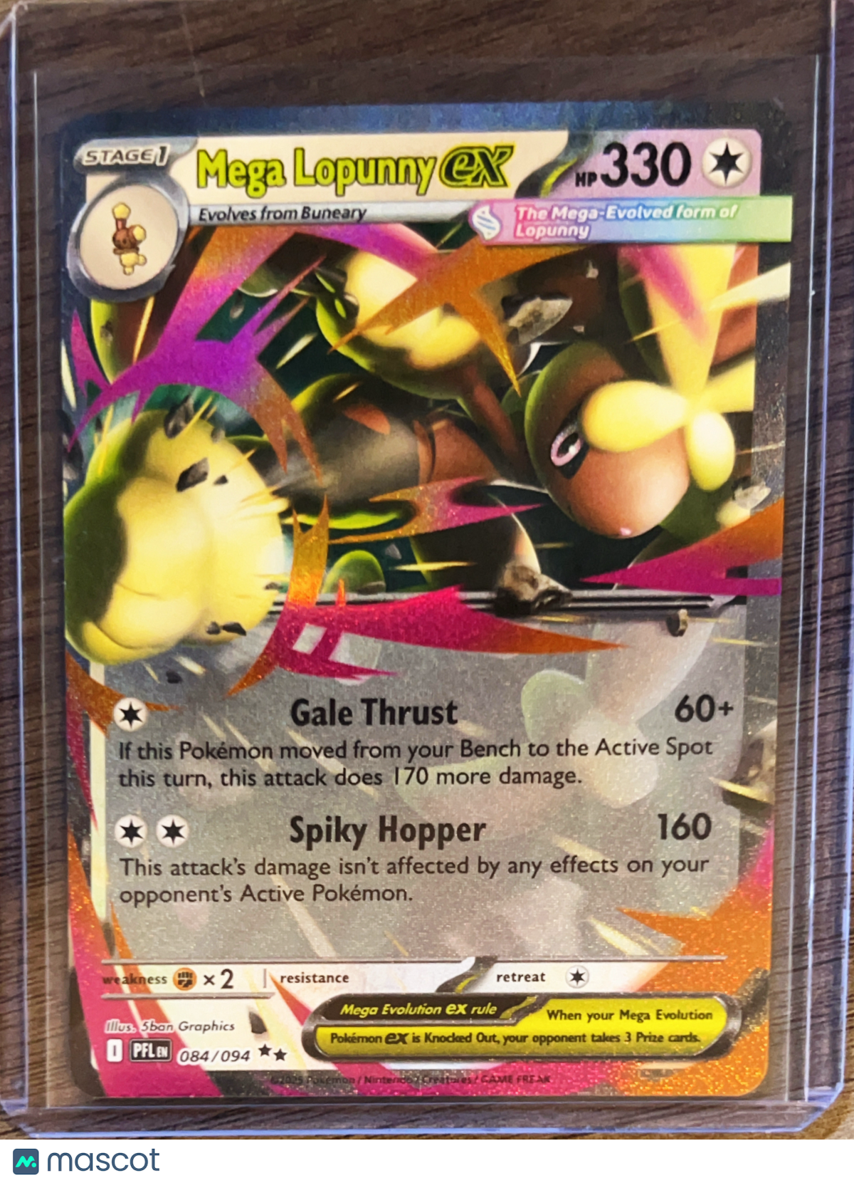 Mega Evolution – Phantasmal Flames Mega Lopunny EX Holo Double Rare #84/94