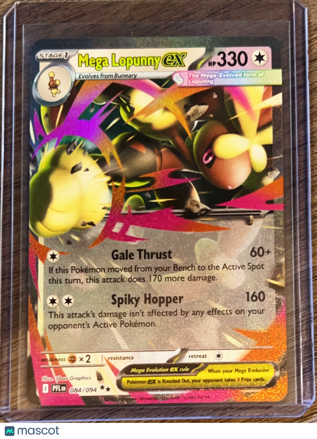 2025 Mega Evolution – Phantasmal Flames Mega Lopunny EX Holo Double Rare #84/94