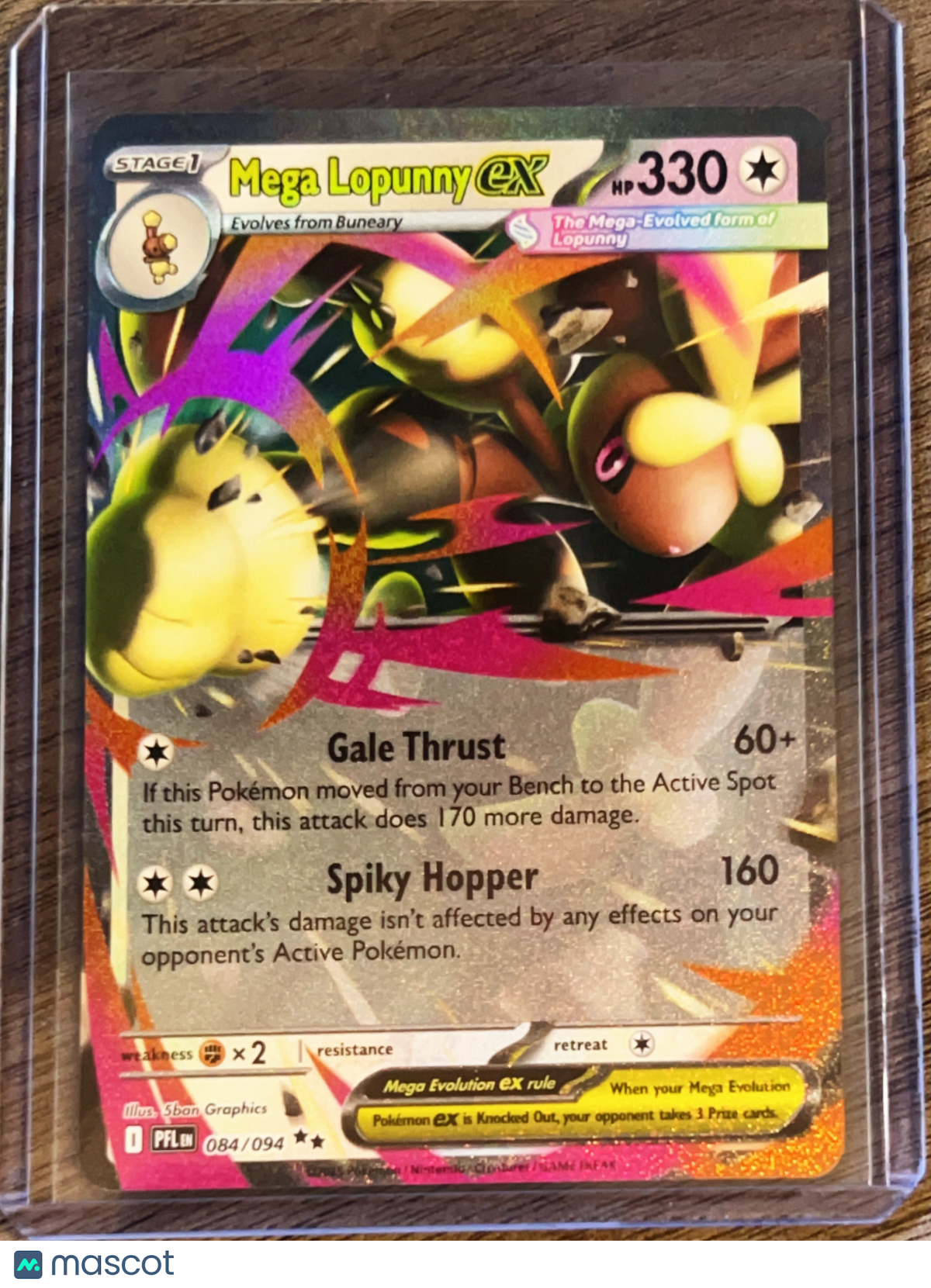 2025 Mega Evolution – Phantasmal Flames Mega Lopunny EX Holo Double Rare #84/94