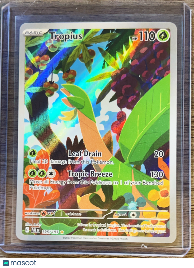 2023 Paldea Evolved Tropius Holo Secret Rare #195/193