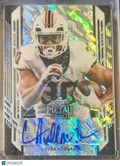 2021 Leaf Metal Draft Chuba Hubbard #PA-CH1 Silver Crystal /13 Auto