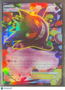 2014 Phantom Forces Gengar EX Holo Ultra Rare FA #114/119