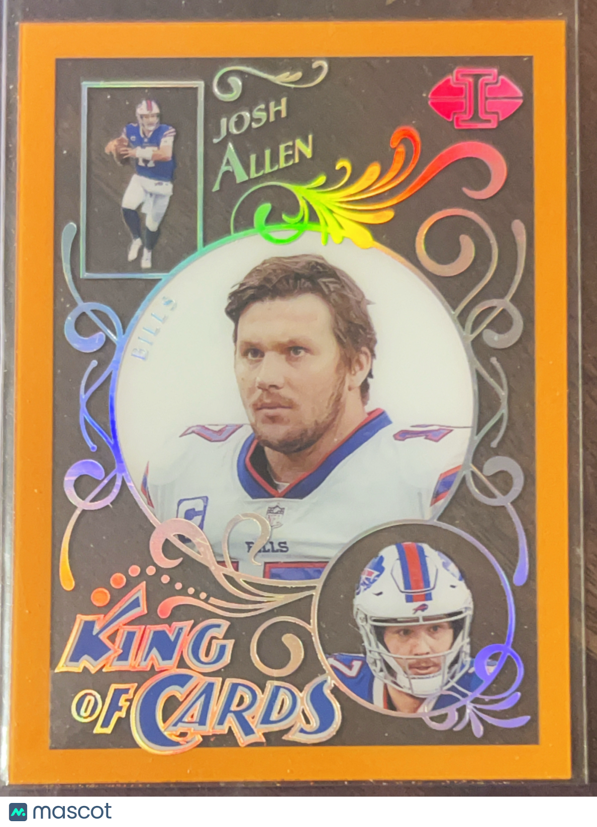 2021 Panini Illusions King of Cards Josh Allen #KC-8 Orange