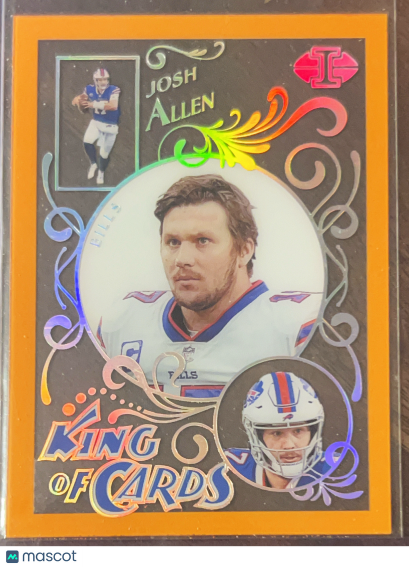 2021 Panini Illusions King of Cards Josh Allen #KC-8 Orange