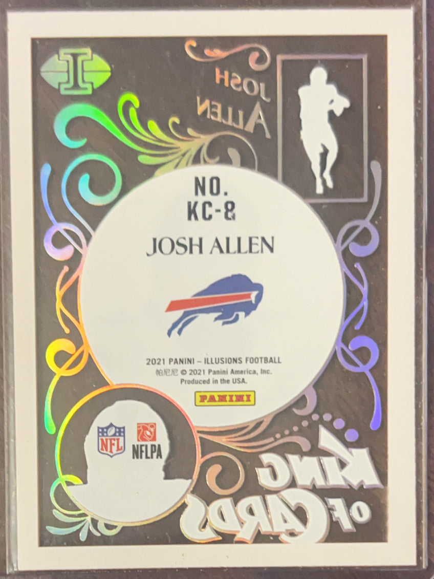 2021 Panini Illusions King of Cards Josh Allen #KC-8 Orange