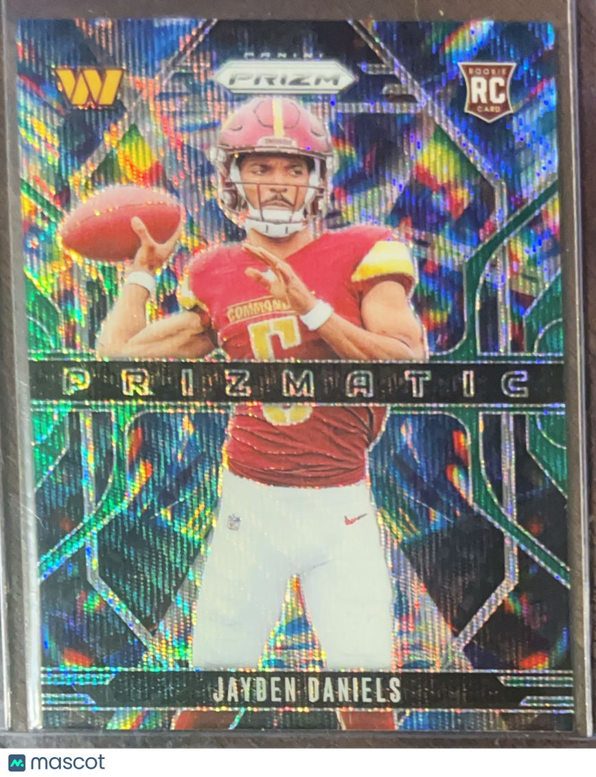 2024 Panini Prizm Prizmatic Jayden Daniels #3 Wave RC