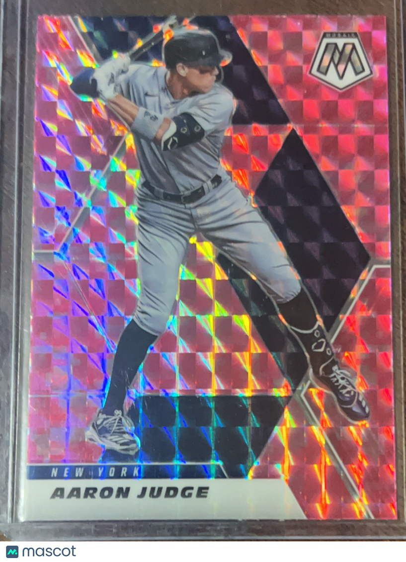 2021 Panini Mosaic Prizm Aaron Judge #135 Pink