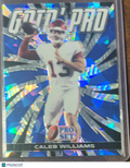2022 Leaf Pro Set Goin' Pro Caleb Williams #GP-CW1 Blue Crystal
