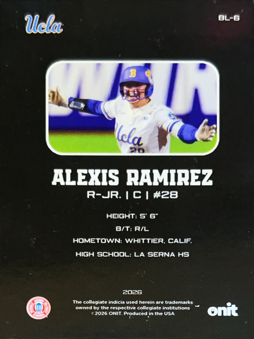 2026 ONIT UCLA Blackout Edition Alexis Ramirez #BL-6