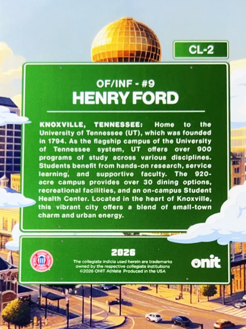 2026 ONIT City Limits Henry Ford #CL-2 Holo