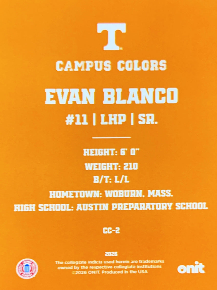 2026 ONIT Campus Colors Evan Blanco #CC-2