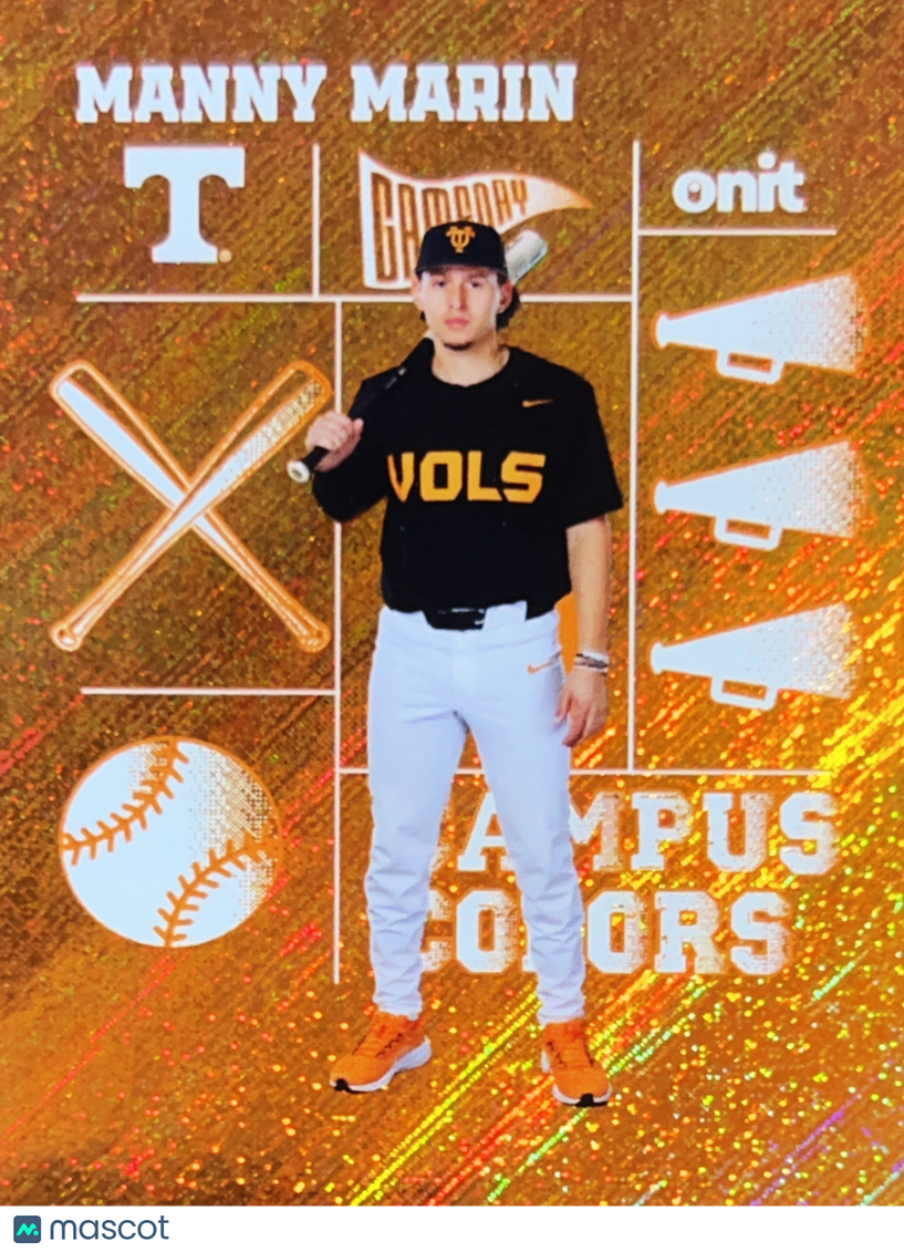 2026 ONIT Campus Colors Manny Marin #CC-6 Orange Sparkle