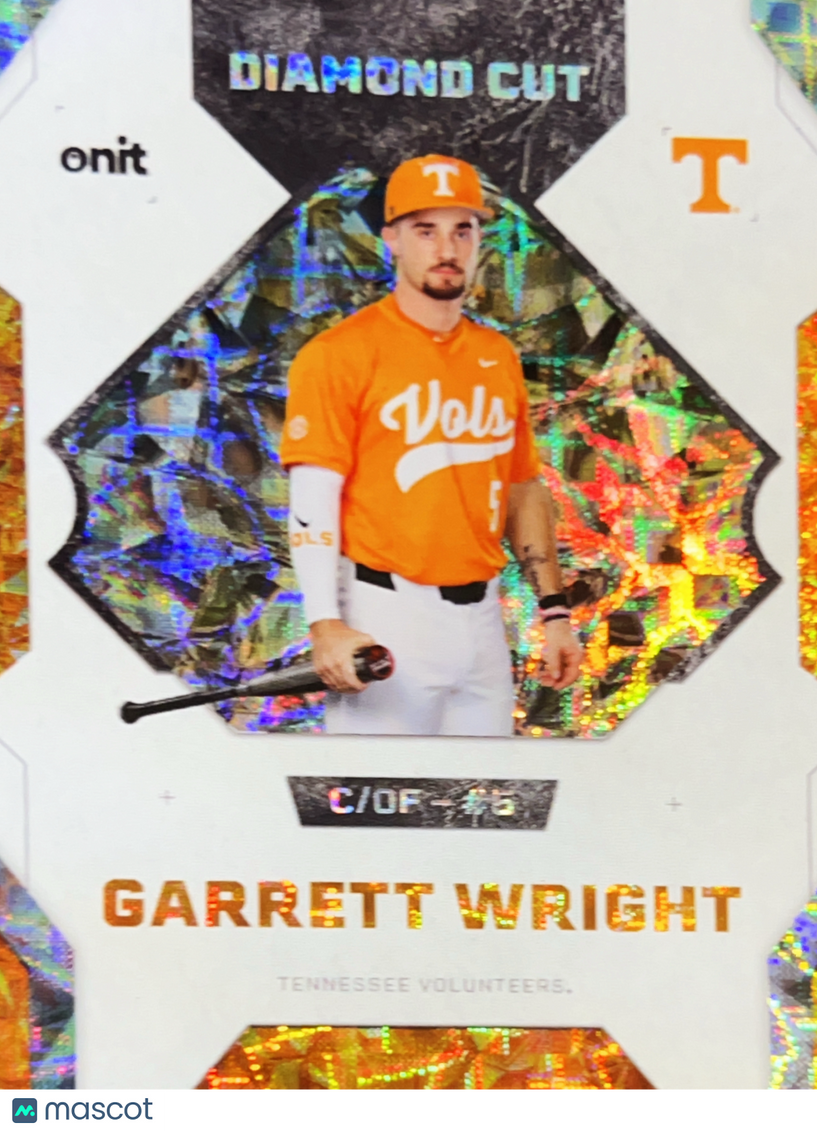 2026 Onit Diamond Cut Garrett Wright #DC-1 Orange