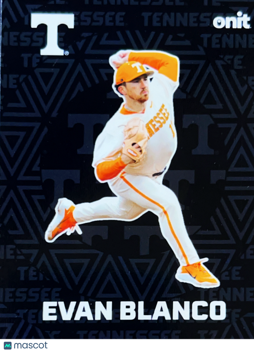 2026 ONIT Tennessee Baseball Evan Blanco #F-10