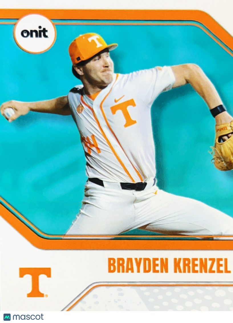 2026 ONIT Tennessee Baseball Brayden Krenzel #B-8