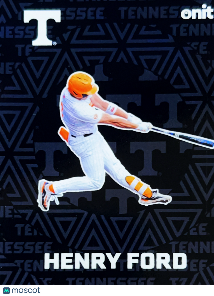 2026 ONIT Tennessee Baseball Henry Ford #F-12