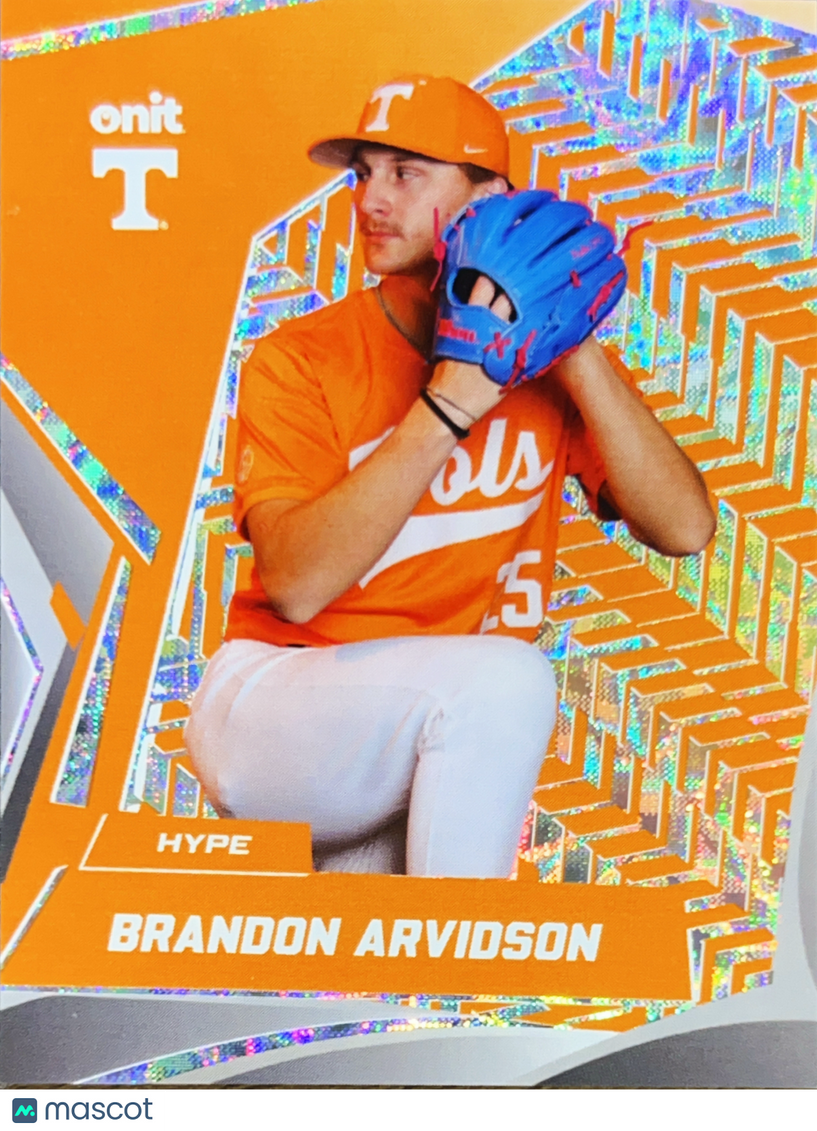2026 ONIT Hype Brandon Arvidson #H-1 Orange Prism