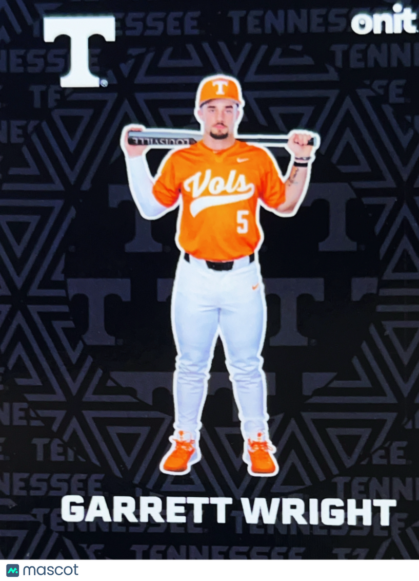 2026 ONIT Tennessee Baseball Garrett Wright #F-11
