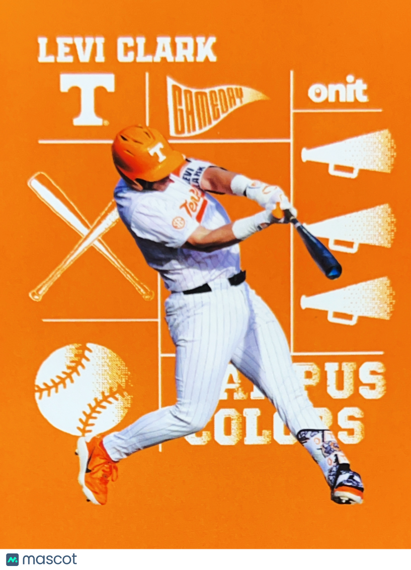 2026 ONIT Gameday Campus Colors Levi Clark #CC-5 Orange