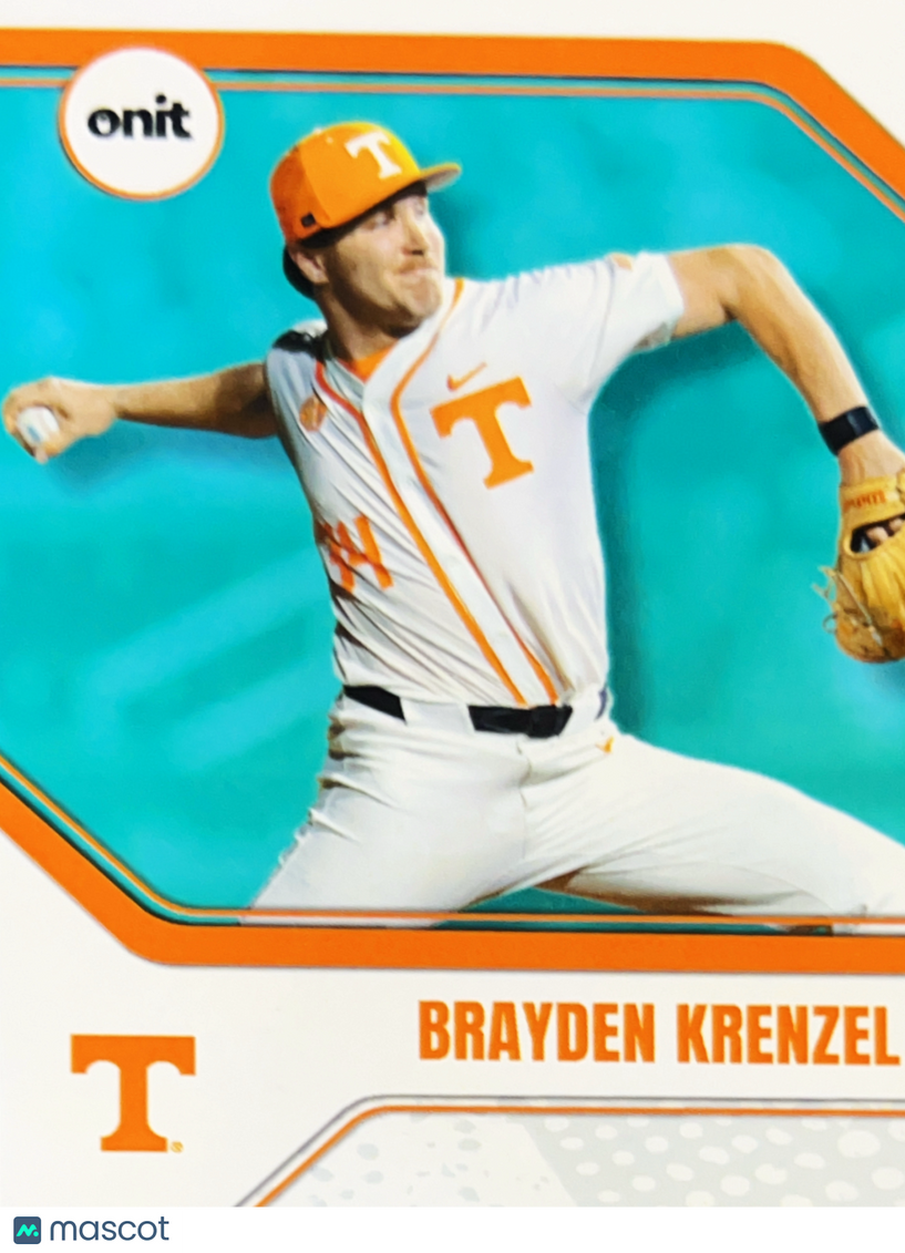 2026 ONIT Tennessee Baseball Brayden Krenzel #B-8