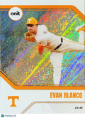 2026 ONIT Tennessee Baseball Evan Blanco #B-16 Silver Sparkle /49
