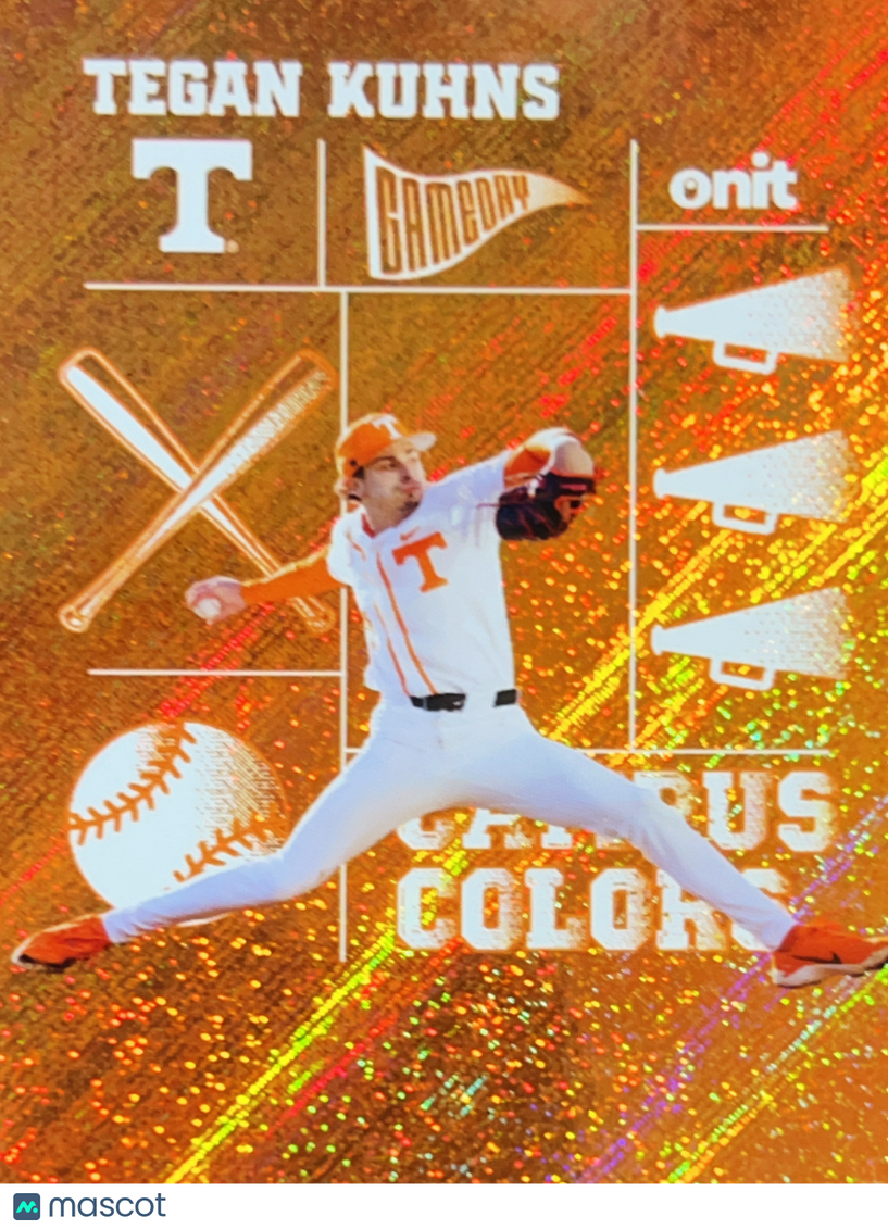 2026 ONIT Gameday Campus Colors Tegan Kuhns #CC-7 Orange Sparkle