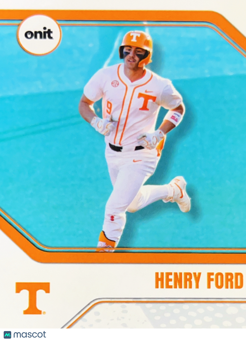 2026 ONIT Tennessee Baseball Henry Ford #B-20