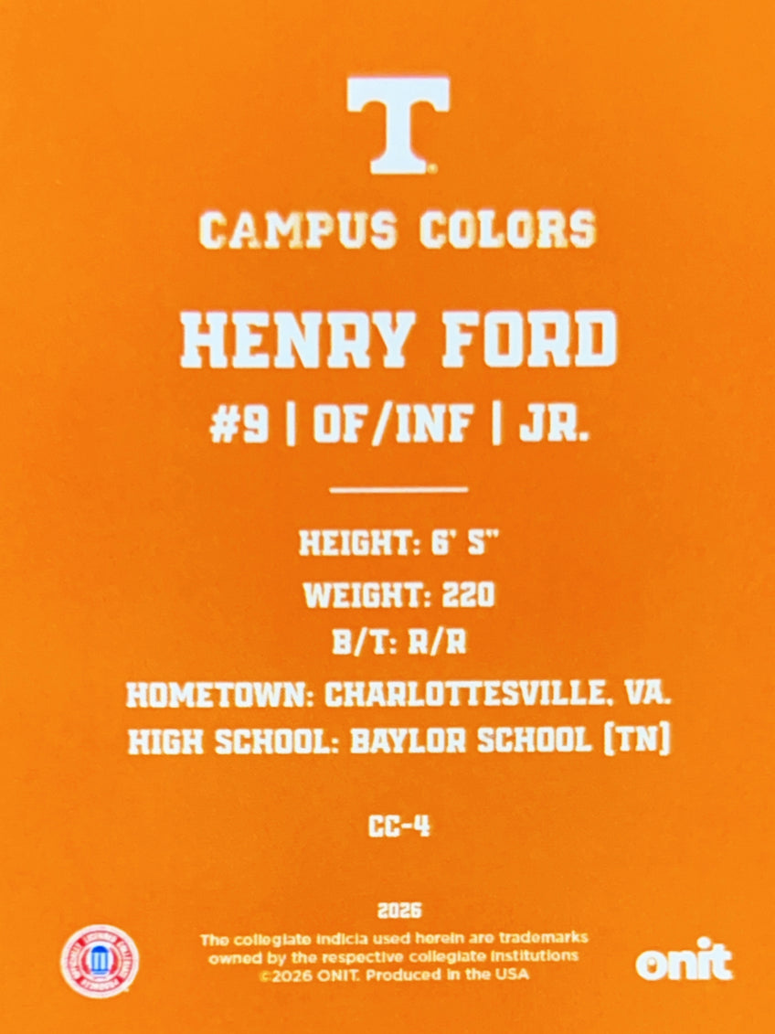 2026 ONIT Campus Colors Henry Ford #CC-4