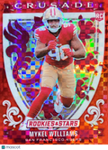 2025 Panini Rookies & Stars Crusade Mykel Williams #25 Red Prizm RC