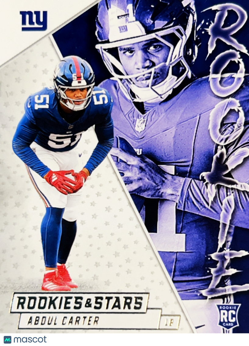 2025 Panini Rookies & Stars Abdul Carter #1 RC