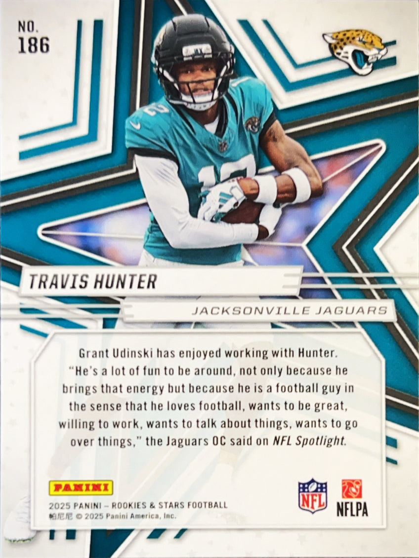 2025 Panini Rookies & Stars Travis Hunter #186 RC