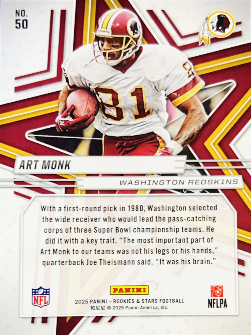 2025 Panini Rookies & Stars Art Monk #50