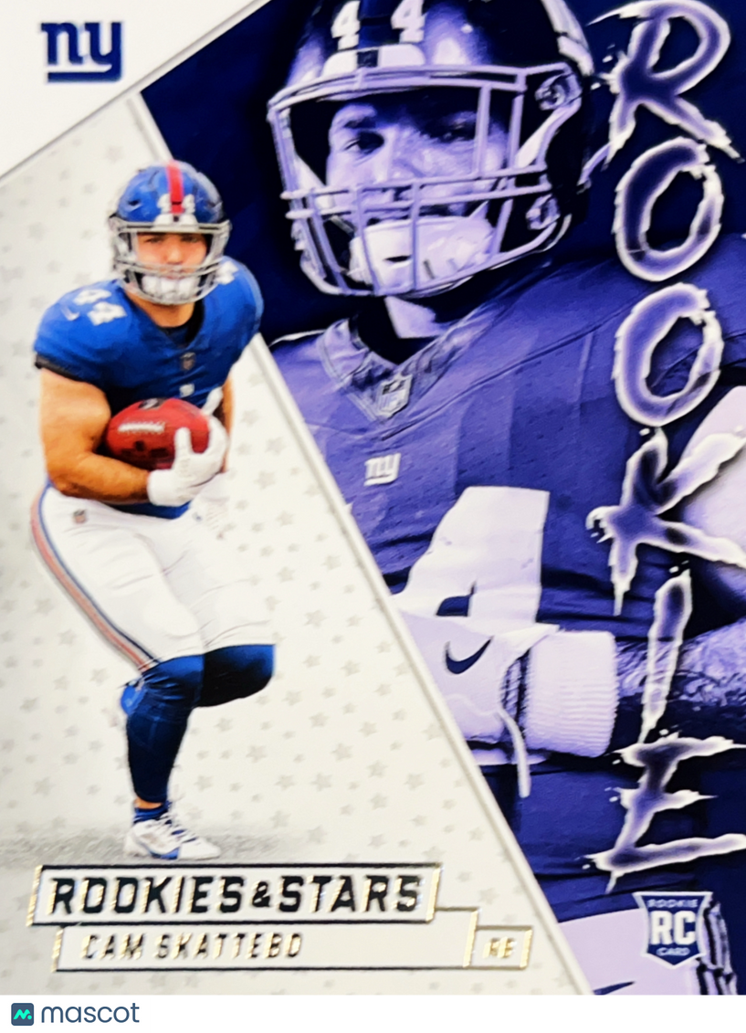 2025 Panini Rookies & Stars Cam Skattebo #3 Rookie Exclusive RC