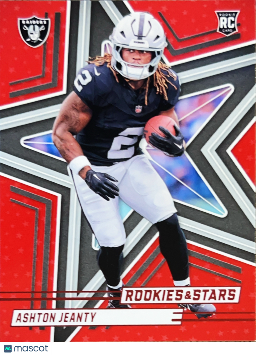 2025 Panini Rookies & Stars Ashton Jeanty #106 Red RC