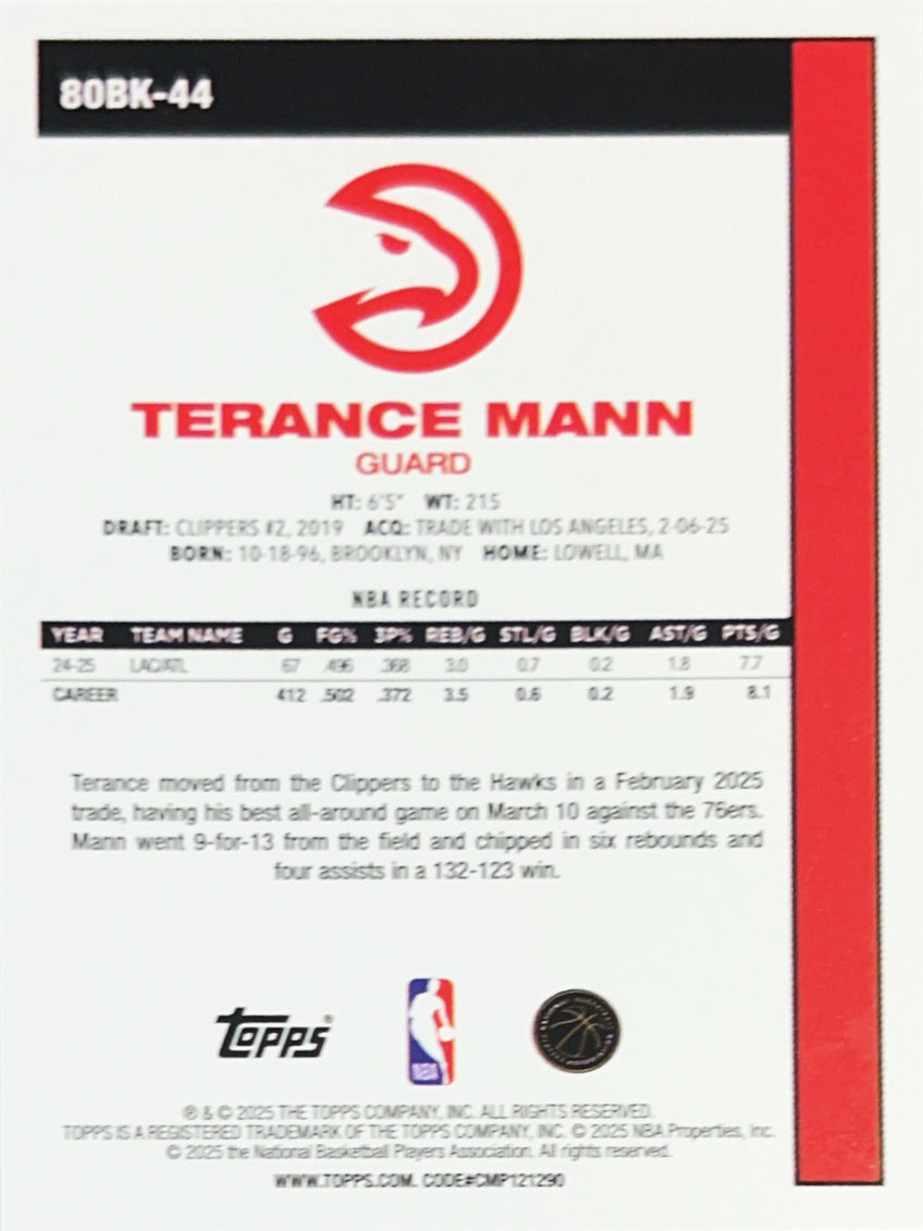 2025 Terance Mann #80BK-44