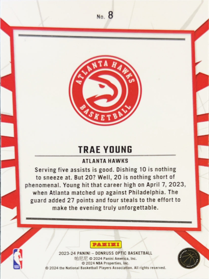 2024 Panini Donruss Optic My House Trae Young #8