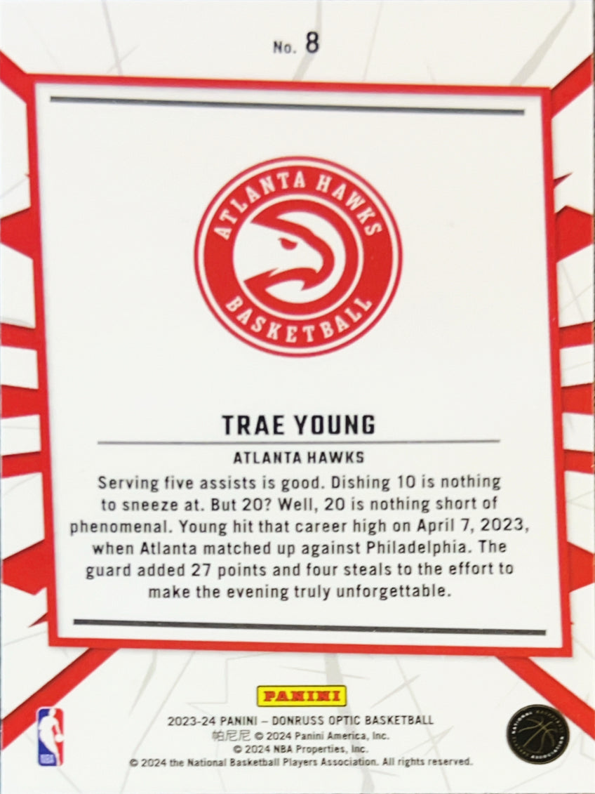 2024 Panini Donruss Optic My House Trae Young #8