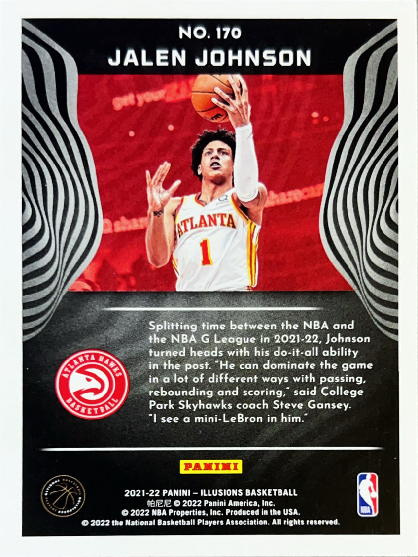 2022 Panini Illusions Jalen Johnson #170 RC