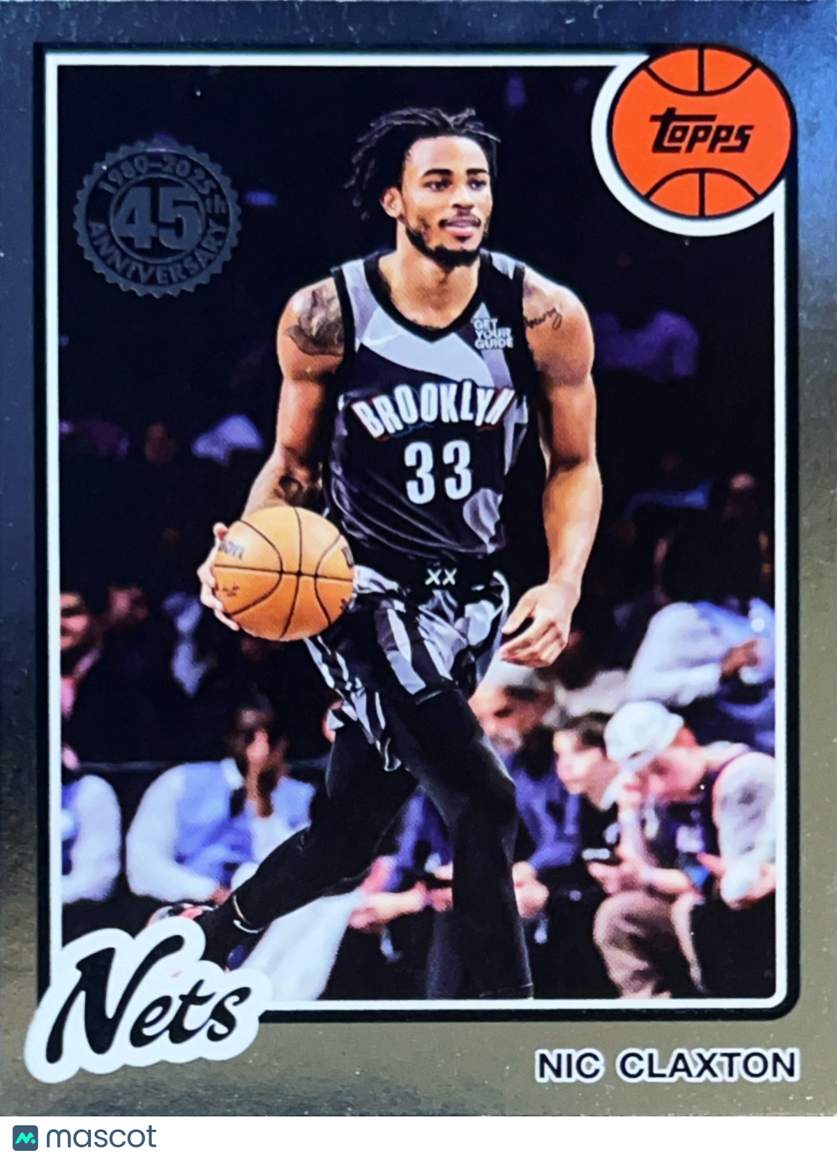 2025 Topps 1980 Topps Basketball 45th Anniversary Nic Claxton #80BK-48