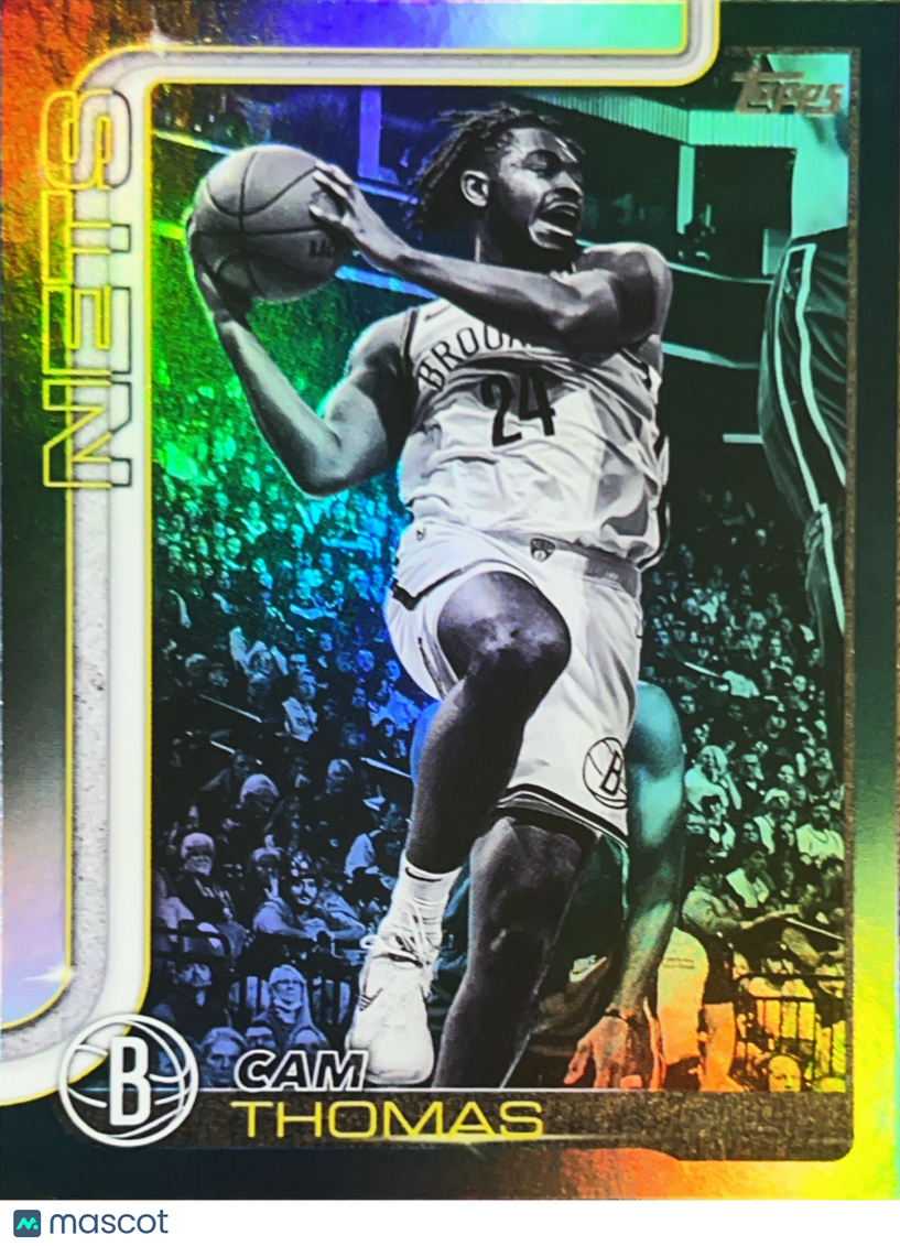 2025 Topps Flagship Cam Thomas #11 Blackout