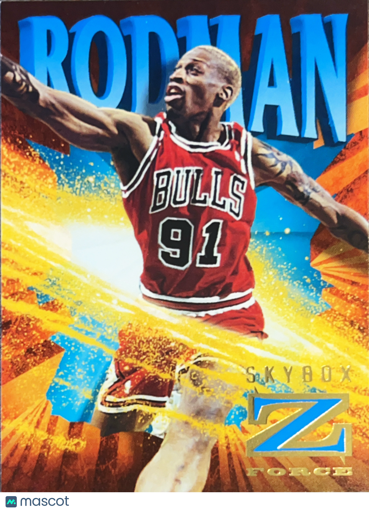 1996 SkyBox Z-Force Dennis Rodman #14