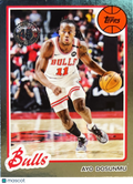 2025 Topps Chrome Basketball Ayo Dosunmu #80BK-21 Silver Refractor