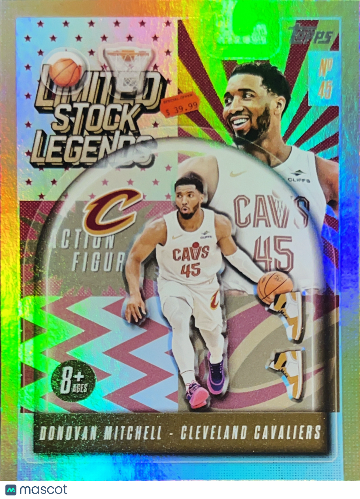 2025 Topps Limited Stock Legends Donovan Mitchell #LST-44