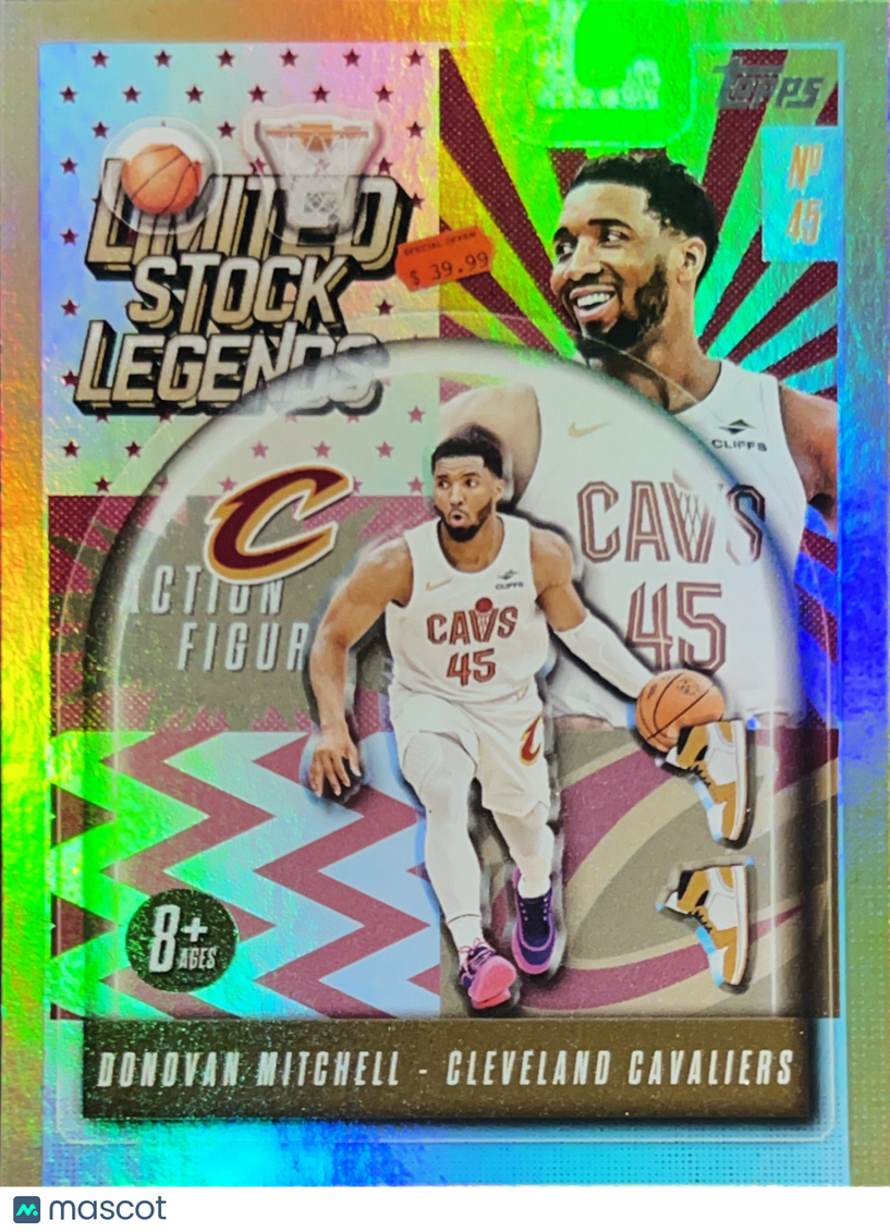 2025 Topps Limited Stock Legends Donovan Mitchell #LST-44