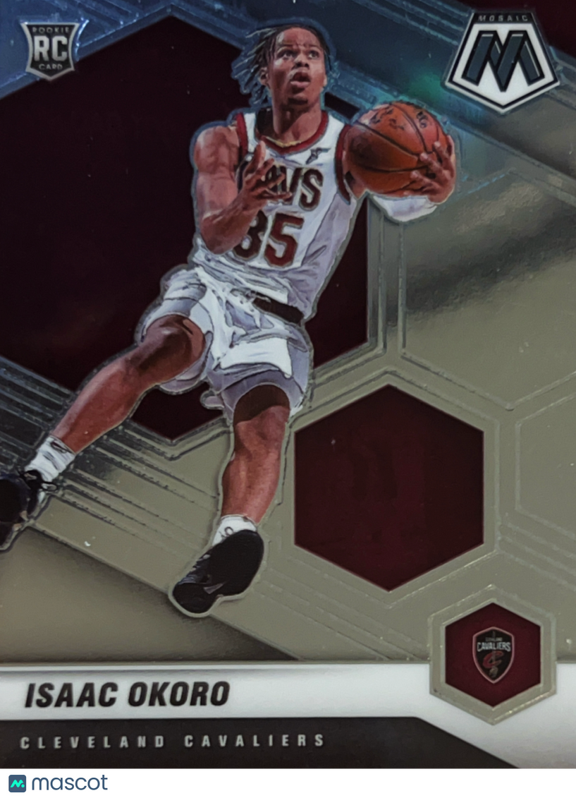 2021 Panini Mosaic Isaac Okoro #212 RC