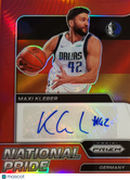 2022 Panini Chronicles Prizm National Pride Maxi Kleber #NPS-MXK Red Auto