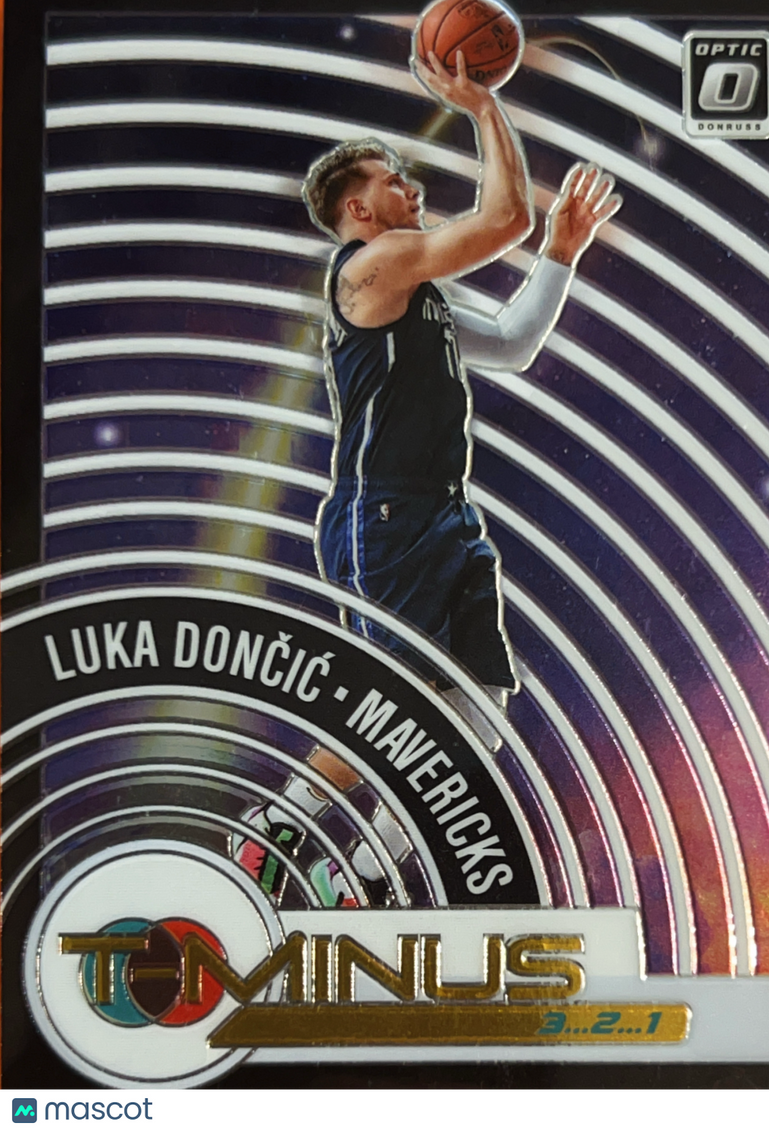 2021 Panini Donruss Optic T-Minus 3...2...1 Luka Dončić #10 Purple
