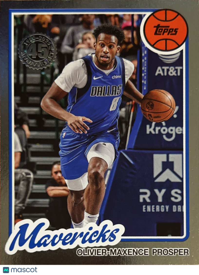 2025 Topps 1980 Basketball Olivier-Maxence Prosper #80BK-47
