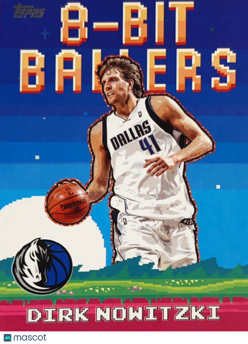 2025 Topps 8-Bit Ballers Dirk Nowitzki #8B-22