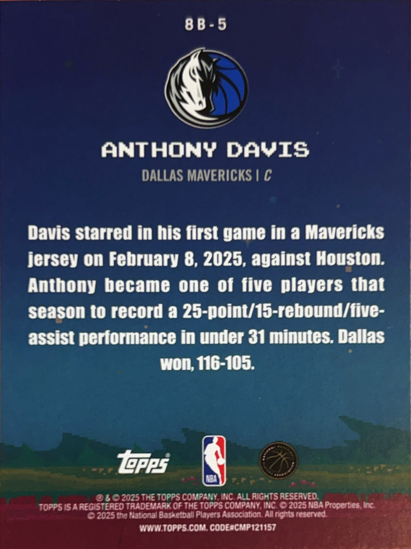 2025 Topps 8-Bit Ballers Anthony Davis #8B-5